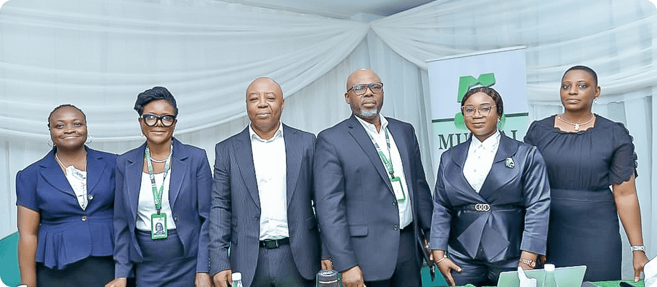 Group at the 29th Year Thanksgiving Service of Mutual Benefits Assurance Plc.