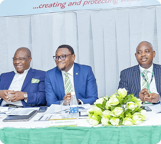 Leaders and guests at the Thanksgiving Service