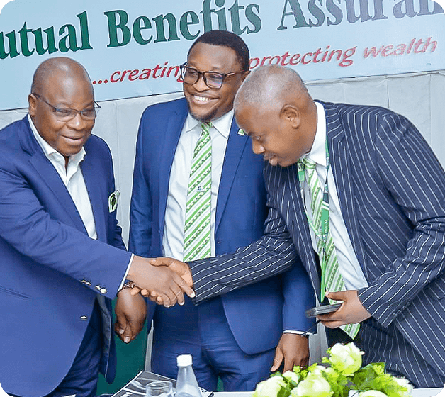 Directors and dignitaries at Mutual Benefits event